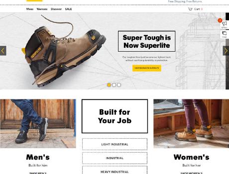 Explore the official website of the century-old brand CAT Footwear and choose your professional work boots!