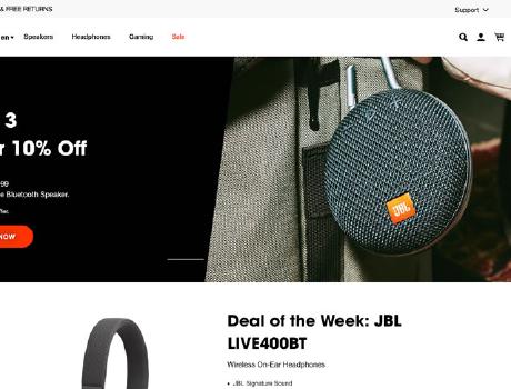 JBL Canada official website is having a promotion. Many popular audio products are up to 30% off. Hurry and snap them up!