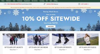 Canadian outdoor brand Mountain Warehouse is having a big promotion on its official website. Good news for those on a tight budget.