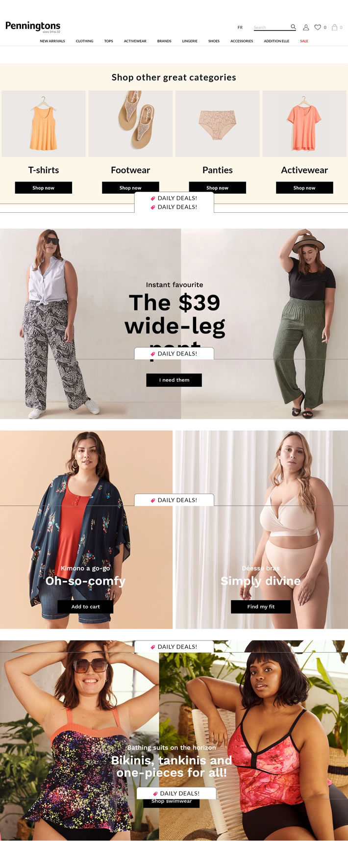 Unveiling the Penningtons Canada Official Website: A Discount Extravaganza of Plus-Size Fashionable Clothing Is Here 