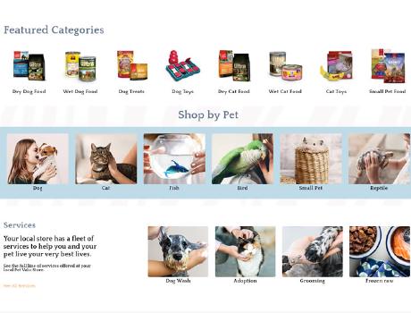 Explore the shopping surprises on the Canadian pet website petvalu.ca