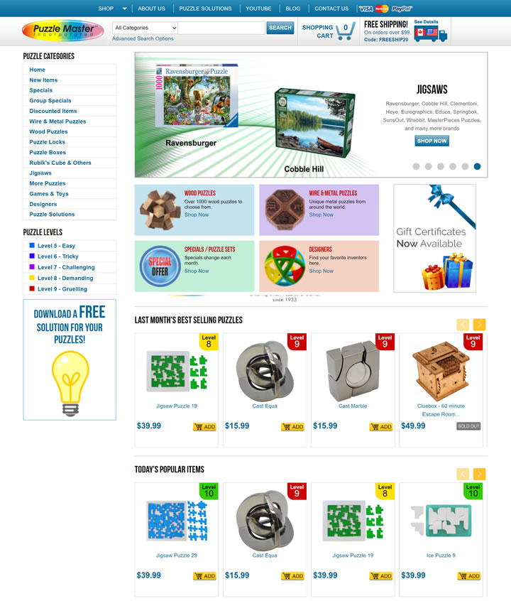 Puzzle Master Inc, the world's leading puzzle toy platform, offers a variety of products with great benefits. Come and choose!