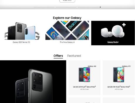 Samsung Canada official website is having a big promotion. There are many discounts on various product categories and they are full of a sense of technology.