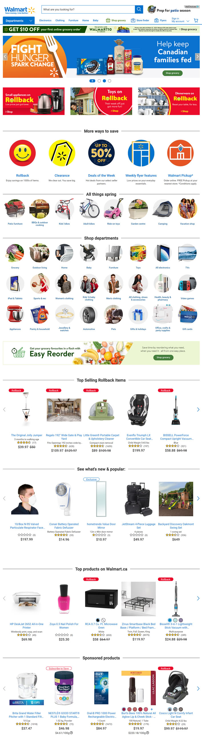 Walmart Canada official website's human-machine verification page: Ensuring security and enhancing the shopping experience