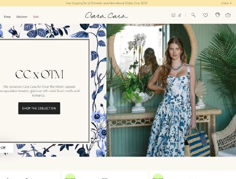 New arrivals at Cara Cara New York Fashion official website are up to 40% off. Unlock fashionable items with a Mediterranean vacation style.