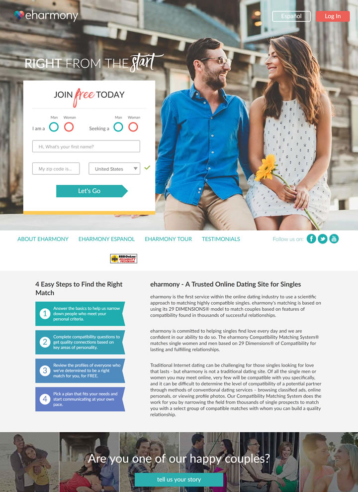 Exploring the Internationally Renowned Dating Website Eharmony: Helping You Find Your Soulmate
