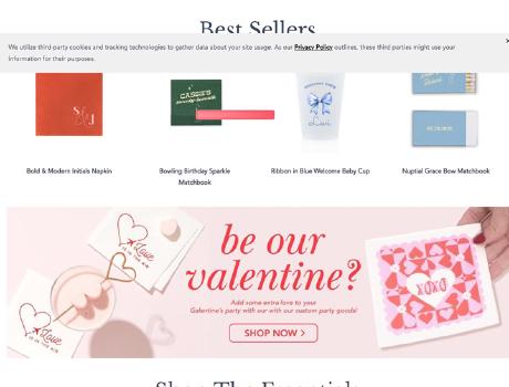 For Your Party, a custom party supplies store, creates a unique e-commerce experience to meet the pursuit of a sense of ceremony.