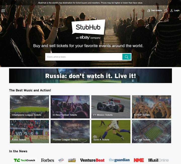 StubHub: Your One-Stop Global Ticket Marketplace for All Popular Event Tickets