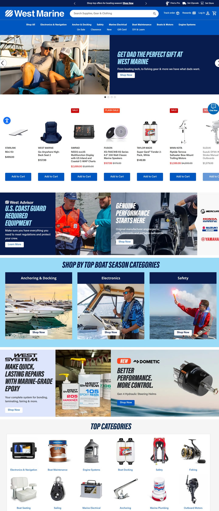 Reasons for restricted access to West Marine website and solutions